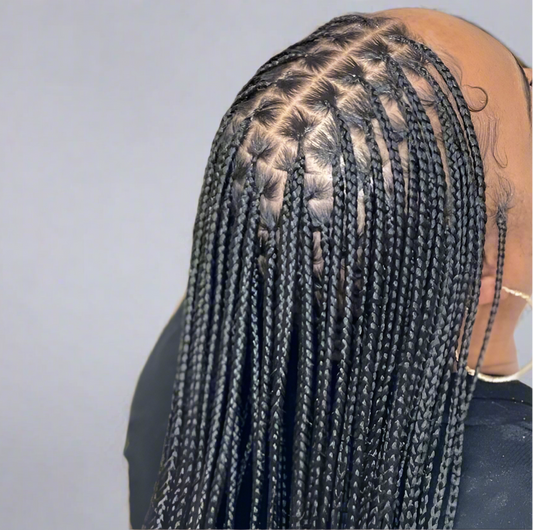 Smedium Knotless Box Braids