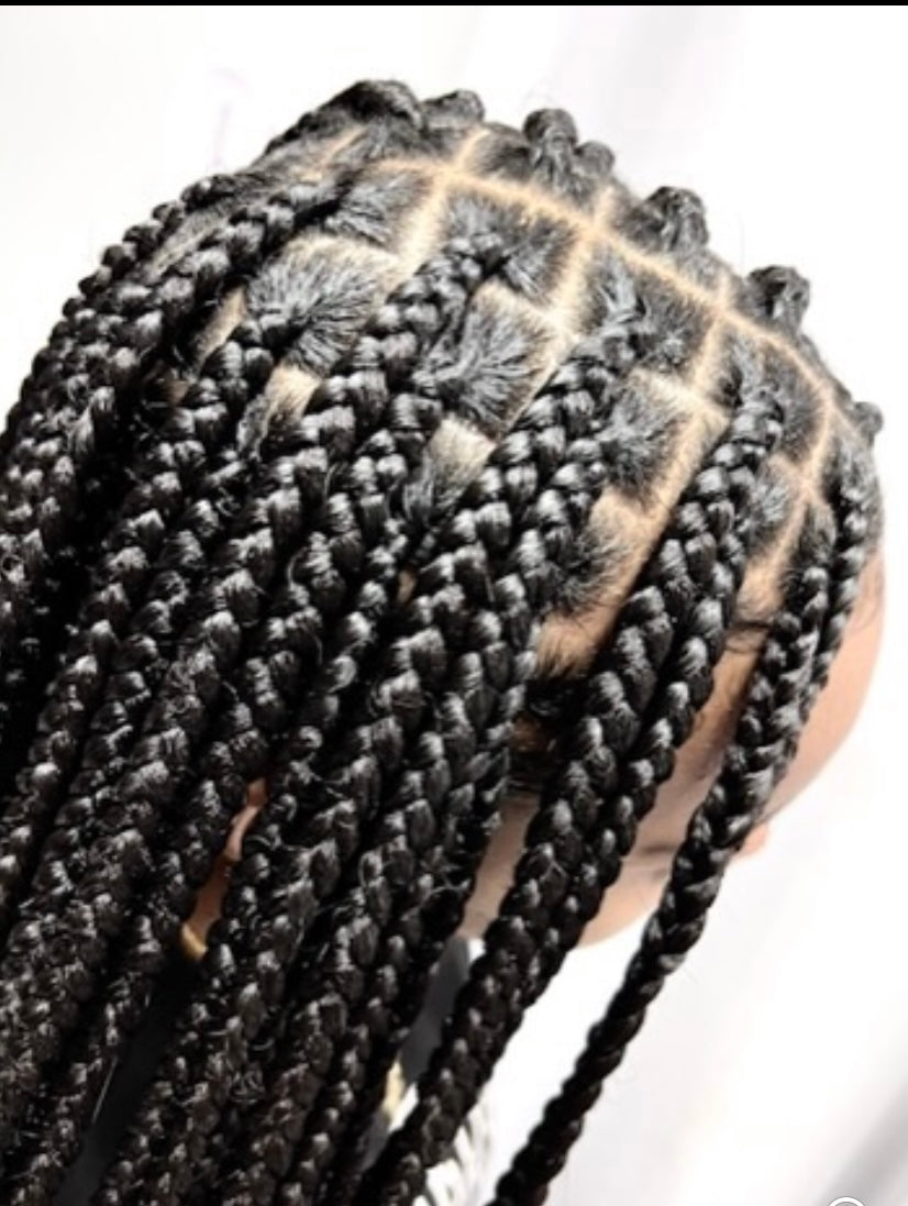 Medium Knotless Box Braids
